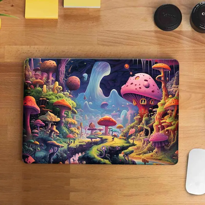 Trippy Psychedelic Art Laptop Wrap 1