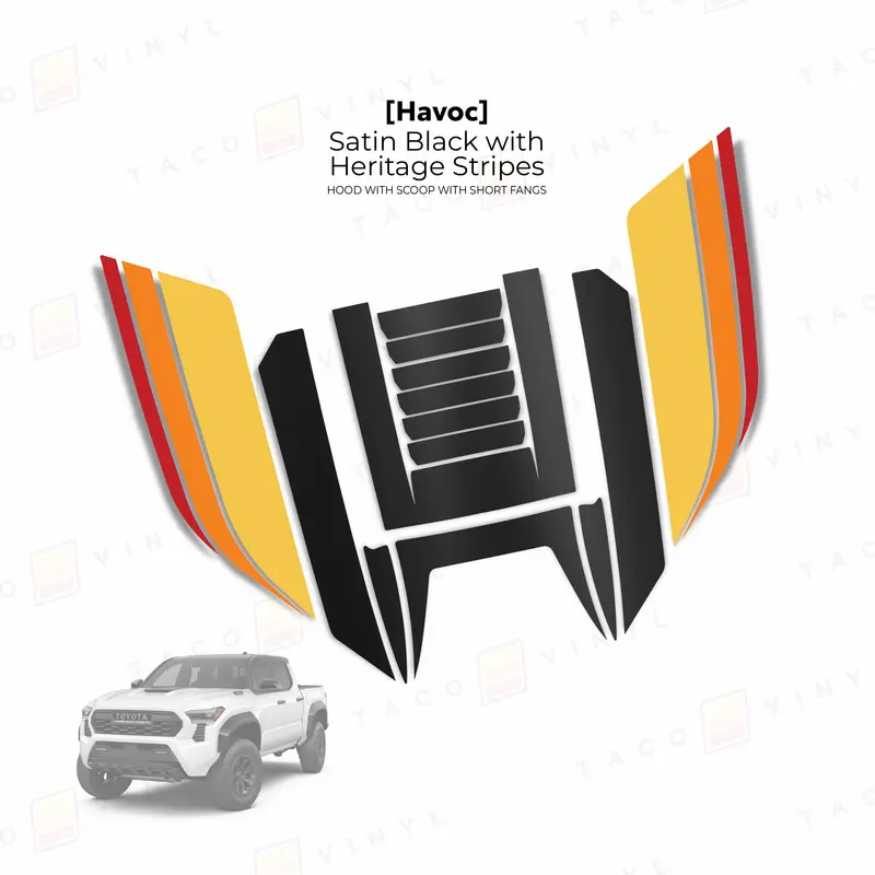 Tv Havoc Hood Overlay For 2024+ Toyota Tacoma And 2025+ 4Runner 16