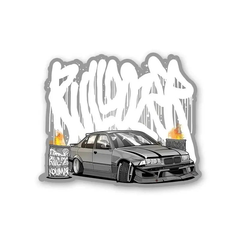 'Urban Graffiti Car' Street Art Vehicle Sticker 1