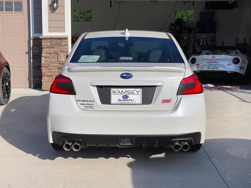 V2 License Plate Panel Blackout Overlay – Subaru Wrx/Sti (2015–2020) 1