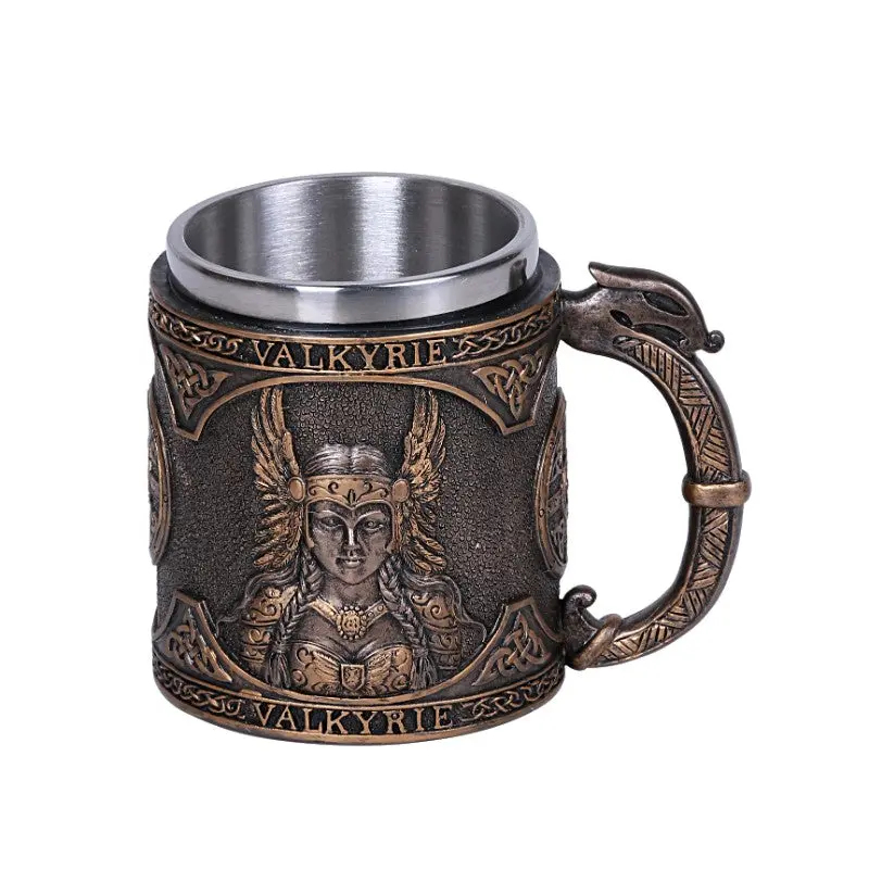 Valkyrie-Themed Ceramic Mug – Norse Mythology Design, Pack Of 24 1