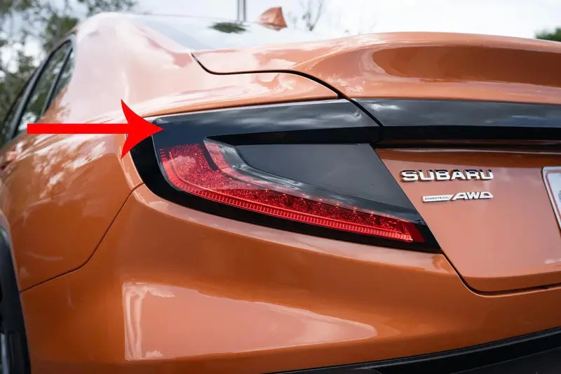 Version 1.0 Tail Light Upper Overlays For 2022+ Subaru Wrx 1