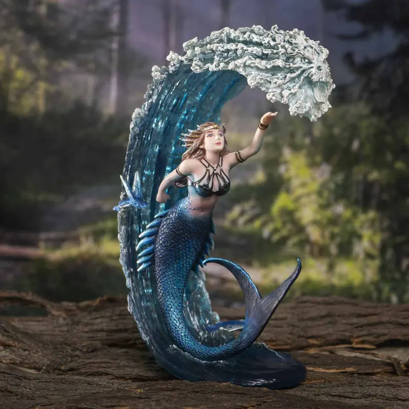 Water Sorceress Figurine – Elemental Magic Collection, Pack Of 4 1