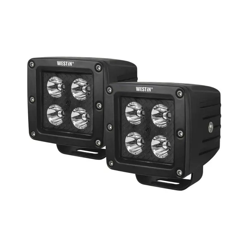 Westin B-Force Led Cube Ditch Lights – Flood Or Spot Beam (Pair, 2021+ Bronco) 1