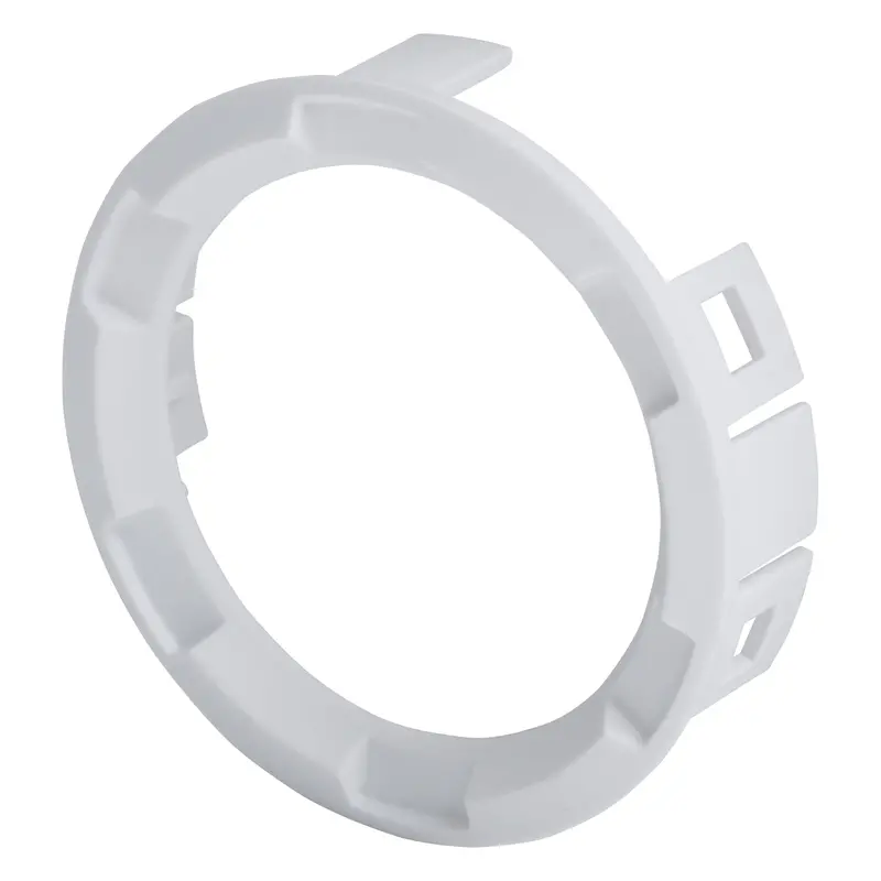 White-Anodized Push-To-Start Button Ring For 2022+ Tundra, 2024+ Tacoma, And 2025+ 4Runner 1