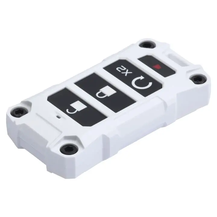 White Injection-Molded Key Fob Cover For 2019+ Ram Vehicles 1
