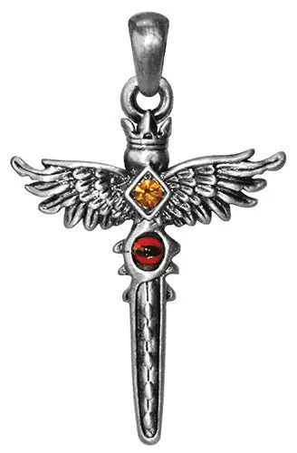 Winged Sword Pendant – Mythological Fantasy Jewelry Design (Case Of 30) 1