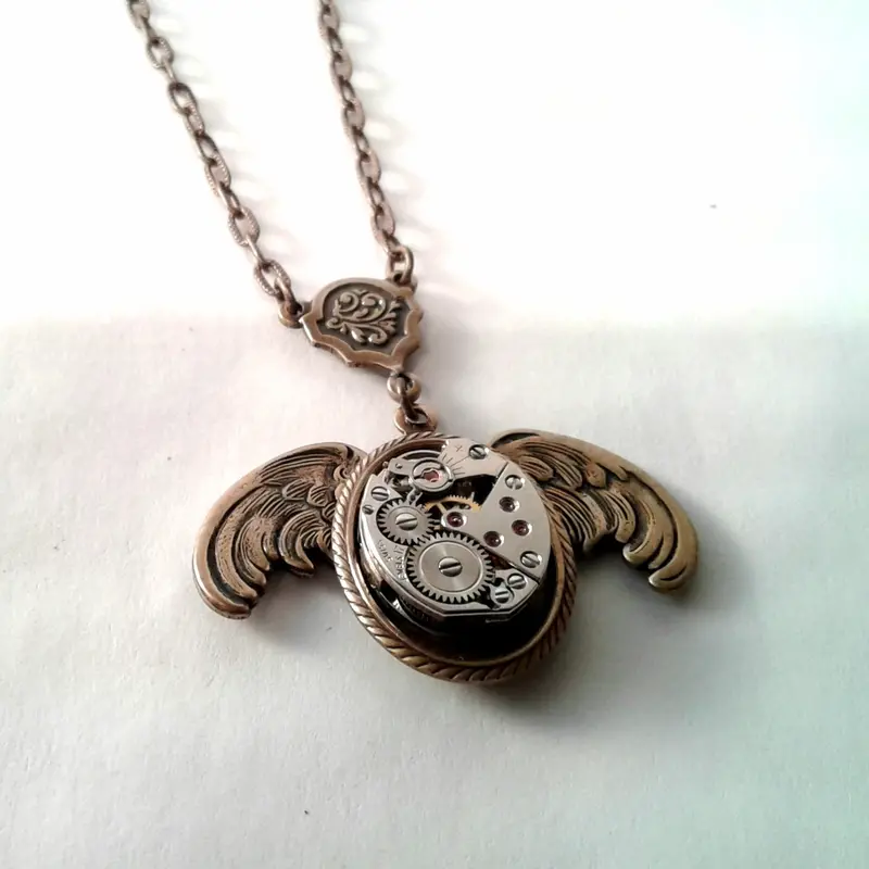 Wings Of Time Themed Pendant 1