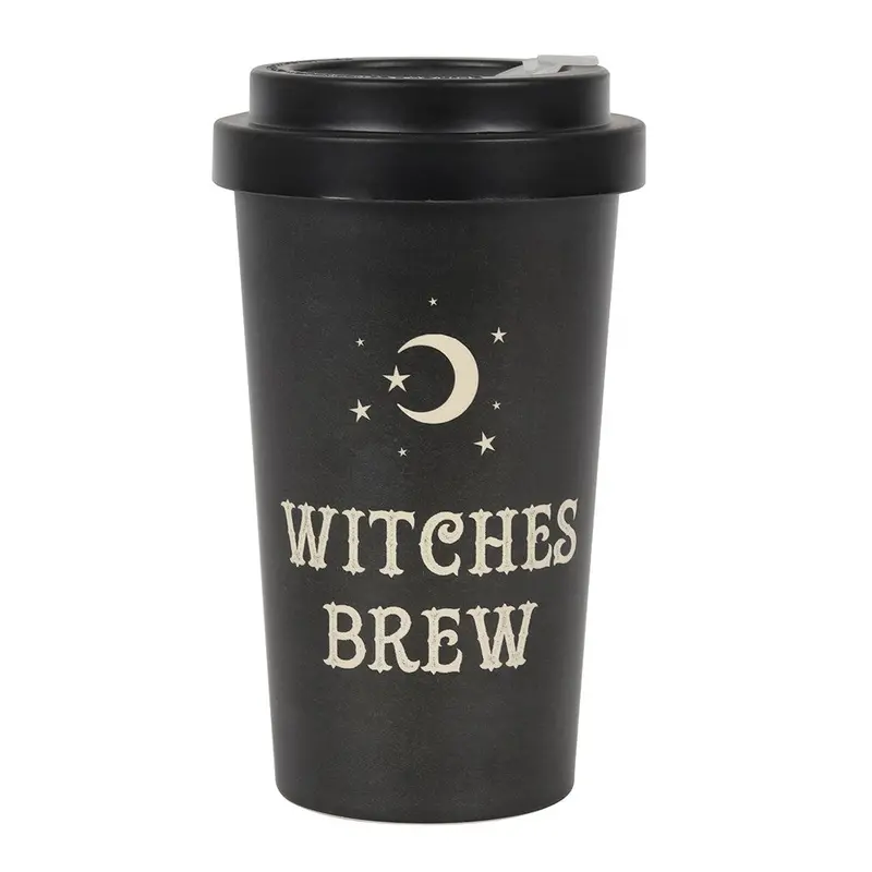 Witch’S Brew Bamboo Mug With Sleeve – Enchanted Potion-Themed Drinkware 1