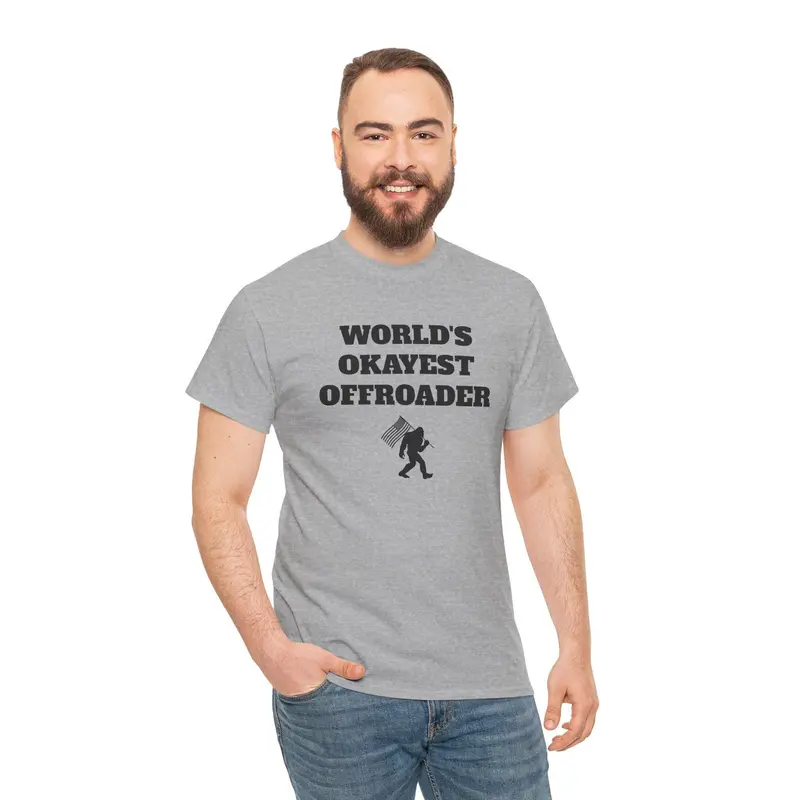 'World'S Okayest Offroader' Sasquatch–Branded T-Shirt 10