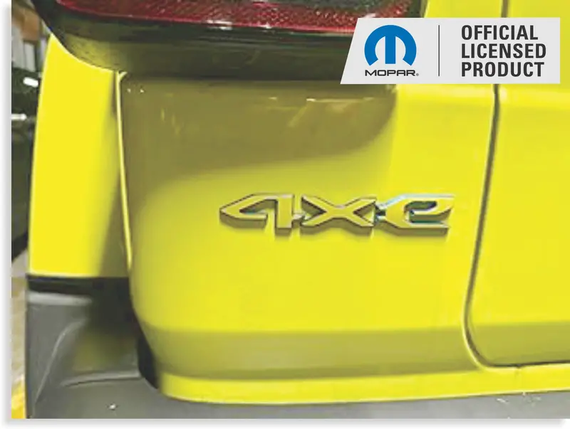 Wrangler 4Xe Liftgate Emblem Decal – 2021+ Plug-In Hybrid Models 1
