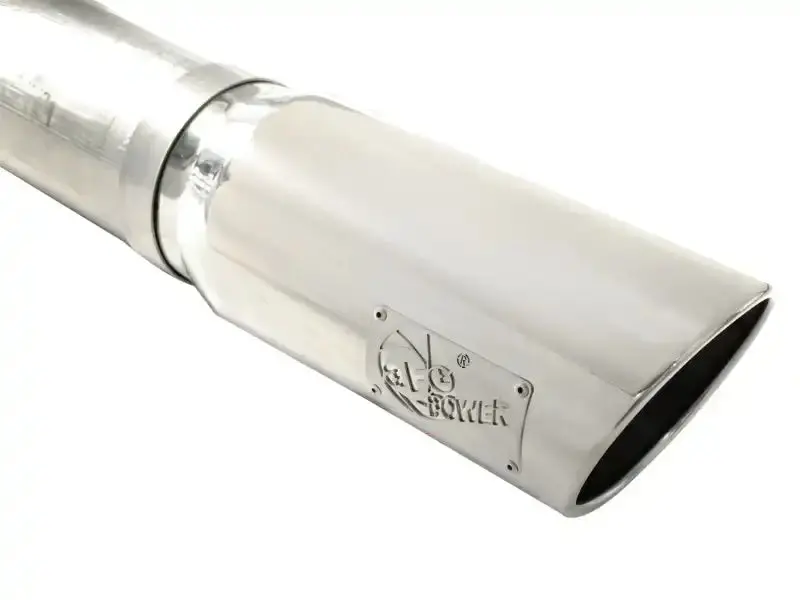 Afe Machforce Xp Dpf-Back Exhaust System – 5" Diameter, 409 Stainless Steel, Polished Tip For 2007.5–2012 Dodge 6.7L Cummins Diesel 1