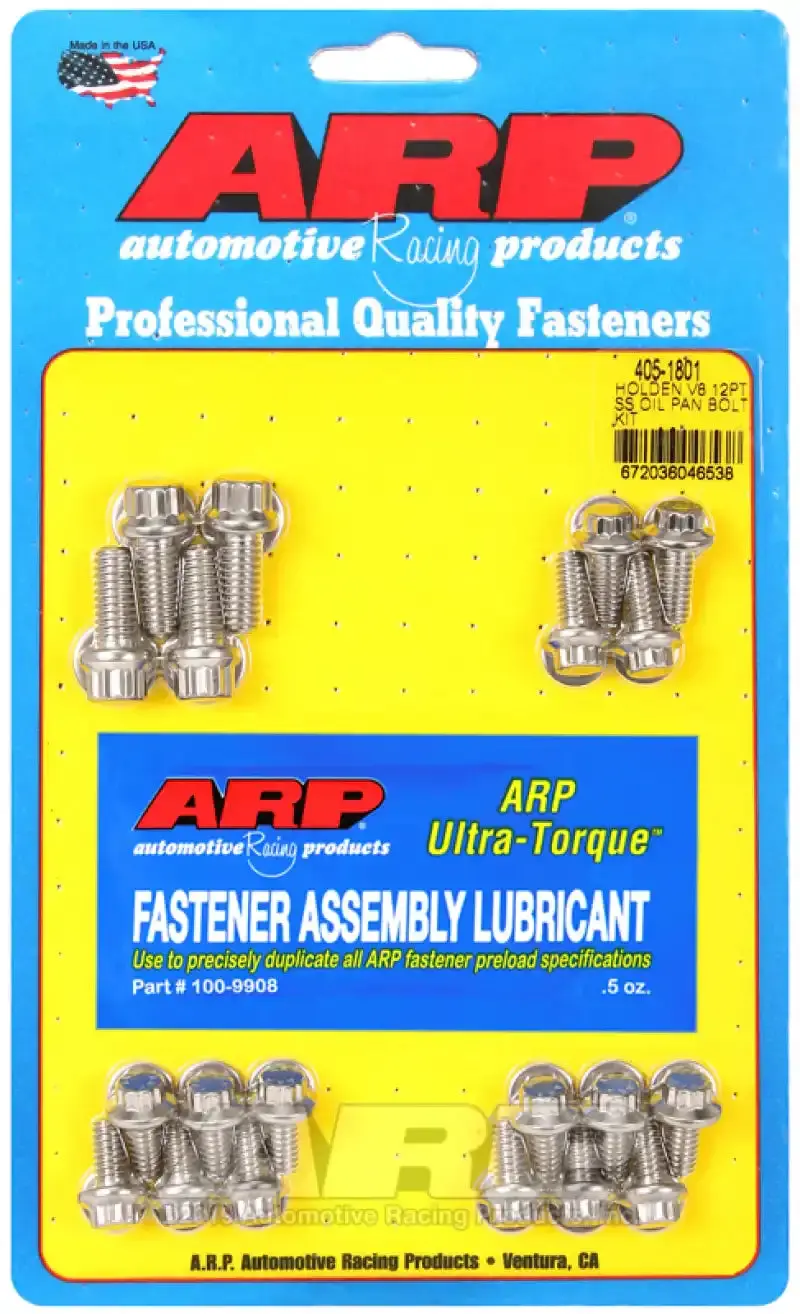Arp 12-Point Oil Pan Bolt Kit – Designed For Holden V8 Ss Engines 1