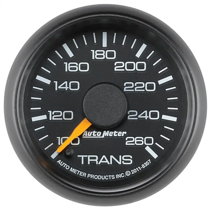 Autometer 8357 Digital Transmission Temperature Gauge – 2-1/16", 100–260°F, Gm Factory-Matched 1