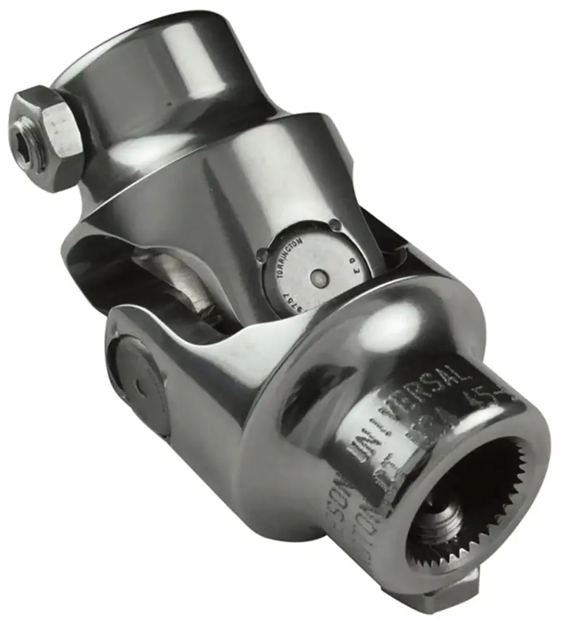 Borgeson Polished Stainless Steel Steering U-Joint (3/4" Dd X 11/16"-40) 1