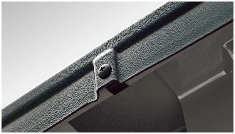 Bushwacker Ultimate Smoothback Bed Rail Caps – Matte Black With Stake Pockets 1