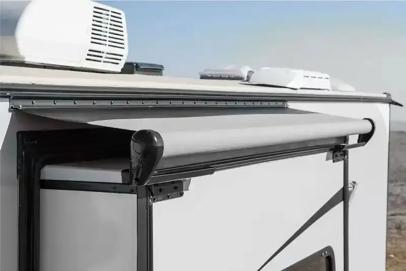 Carefree Alpine 180' Black/Black Tonneau Roll-Up Cover – Heavy-Duty Rv Style 1