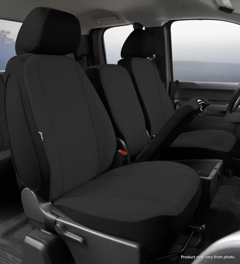 Fia Sp80 Series Seat Protector – Poly-Cotton Custom-Fit Front Cover In Black, Model Sp88-27 1
