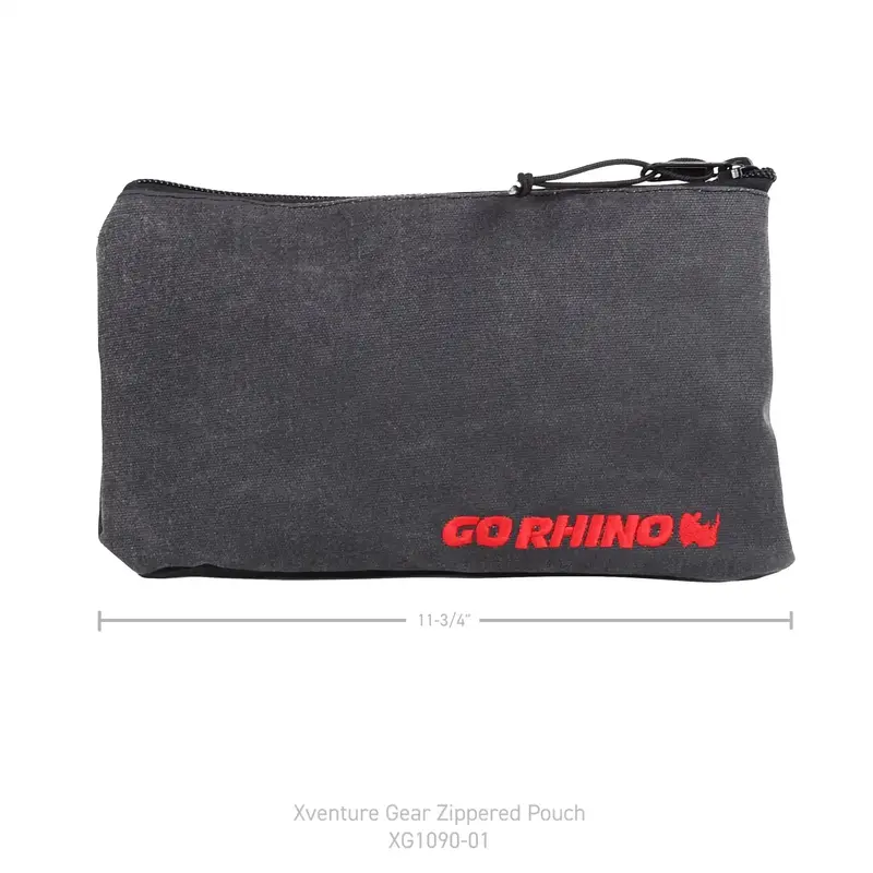 Go Rhino Xventure Gear Zippered Storage Pouch – Rugged Utility Accessory, Model Xg1090-01 1