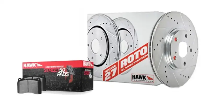 Hawk Performance Sector 27 Brake Kit – Hk4751.544B Dual-Piston Front System 1