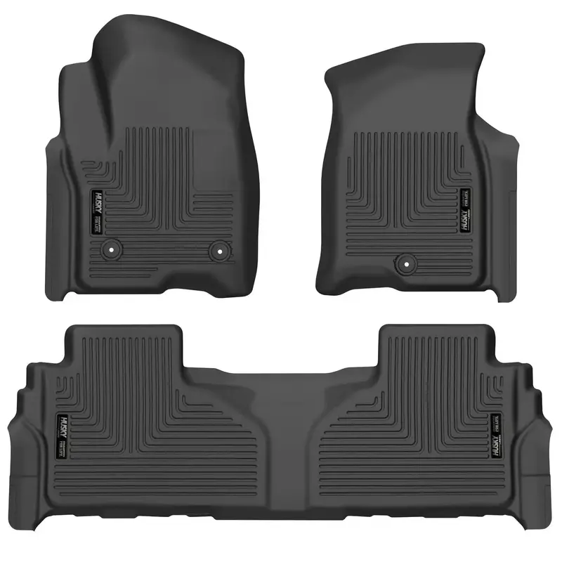 Husky Liners Weatherbeater Floor Mats – Front & Second Row For Cadillac Escalade 1
