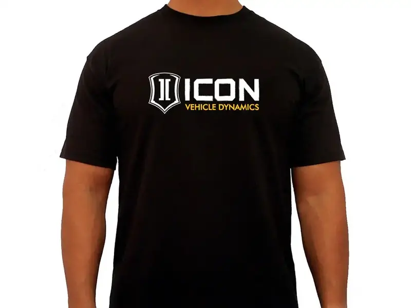 Icon Vehicle Dynamics Icon-Rd-Tee Black Tee Shirt – Large Size, Off-Road Inspired Apparel 1