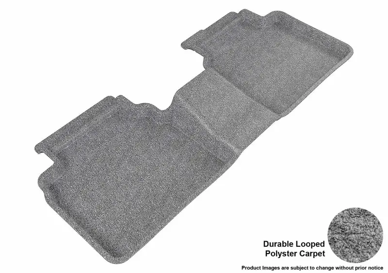 Maxpider Classic Gray 3D Floor Mat – Rear Fit, Single Piece 1