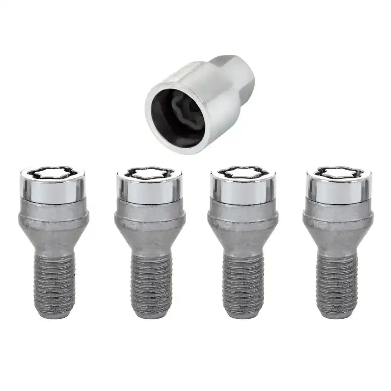 Mcgard Chrome Wheel Lock Bolt Set – 4-Pack, Cone Seat, M12×1.5, 21Mm Hex, 18.2Mm Shank 1