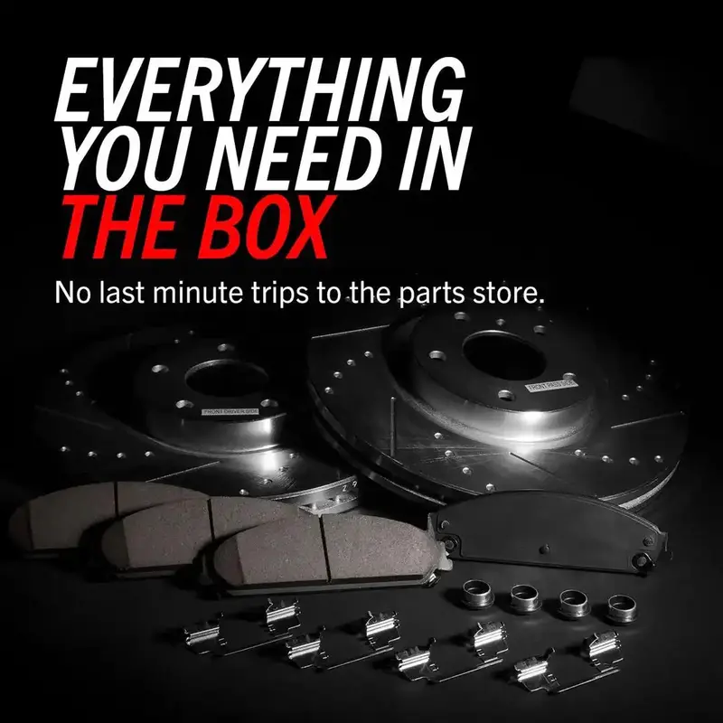 Powerstop K4669 One-Touch Brake Pad & Rotor Kit 1