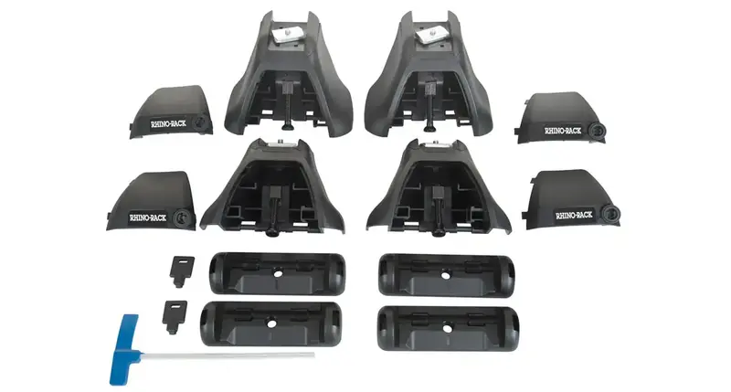 Rhino-Rack Heavy Duty 2500 Roof Rack – Black Crossbar System, Model Ja4496 1