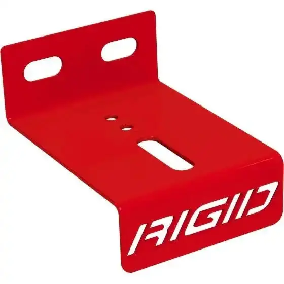 Rigid Industries Slat Wall Light Bracket – Stainless Steel With Red Powder Coat 1
