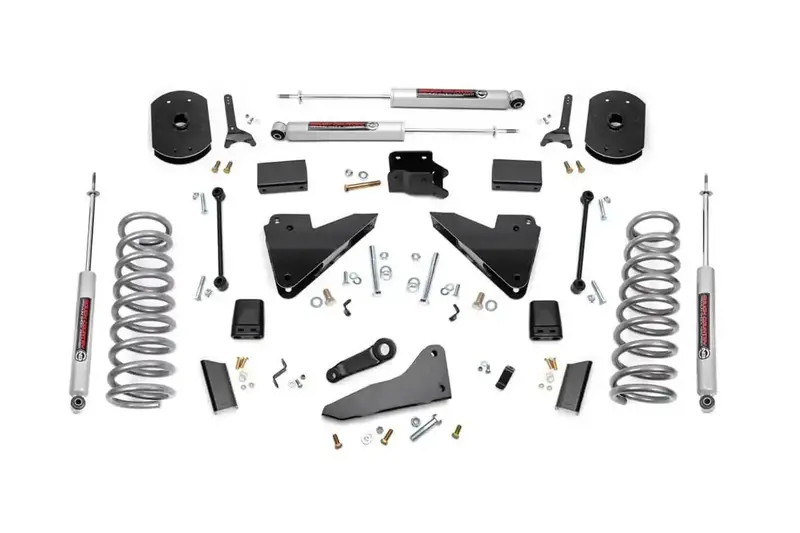 Rough Country 36420 5-Inch Suspension Lift Kit With Premium Tuned Shocks 1