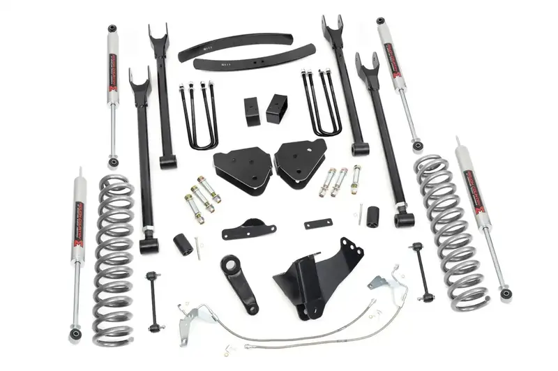 Rough Country 4-Inch Suspension Lift Kit With Performance Shocks 1