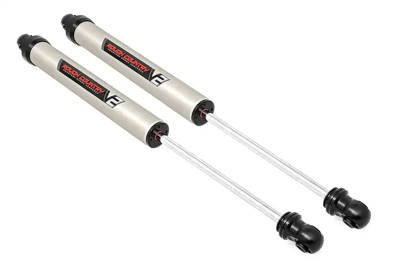 Rough Country V2 Monotube Shock Absorbers – Heavy-Duty Off-Road Dampening (760744_A) 1
