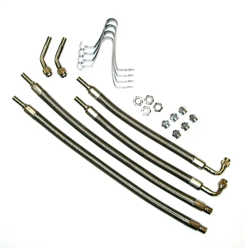 Stainless Steel 4-Hose Wheel Cylinder Kit 1