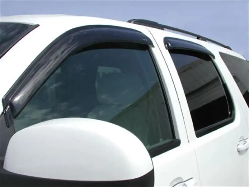 Stampede Tape-On Side Window Deflectors – Smoke-Tinted, 4-Piece Set 1