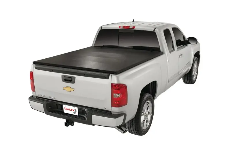 Trailfx Tfx1119 Soft Tri-Fold Truck Bed Tonneau Cover – Non-Locking, Black Vinyl 1