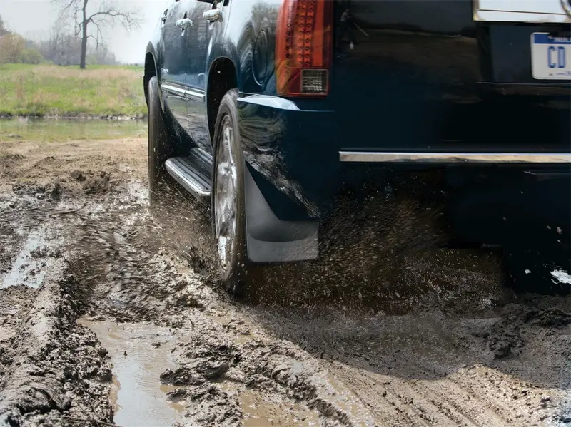 Weathertech 120027 No-Drill Digitalfit Mud Flaps – Black, Custom-Fit For Select Vehicles 1