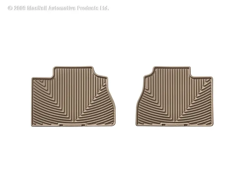 Weathertech W70Tn All-Weather Rear Floor Mats – Tan Color, Custom Fit 1