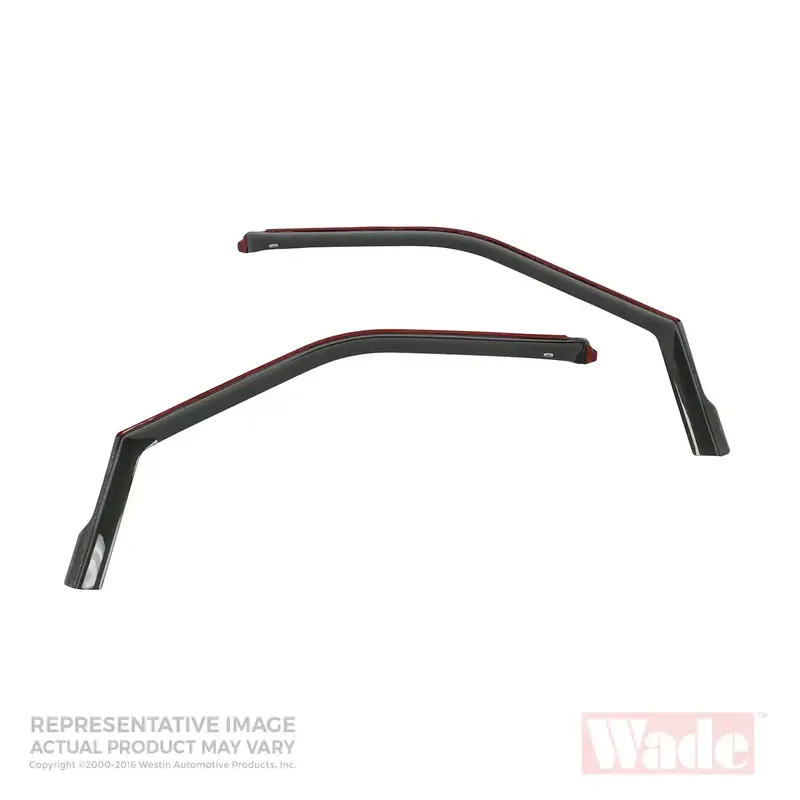Westin In-Channel Wind Deflectors – Smoke-Tinted, Front Pair For Reduced Wind Noise 1